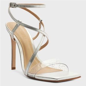 Schutz Aisha Glittery Vinyl Sandal
